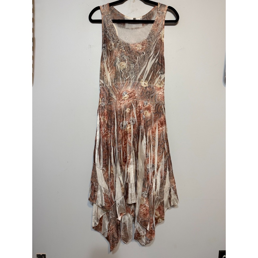 Pretty Angel Fairy Grunge Handkerchief Dress Size Small Festivalcore Whimsigoth - Picture 2 of 8